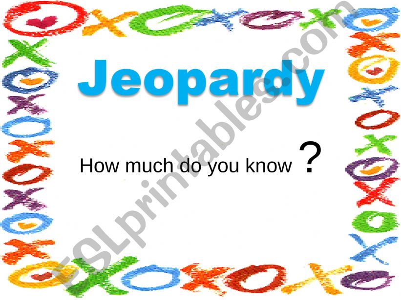 Game Superlative powerpoint