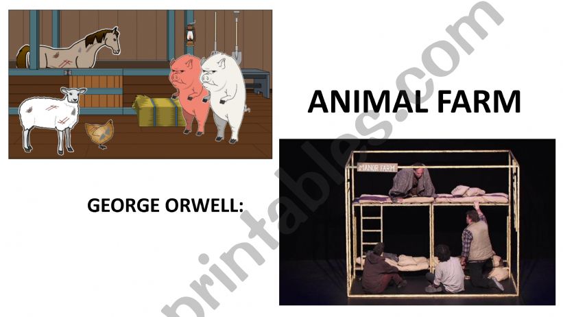 Animal farm by George Orwell powerpoint