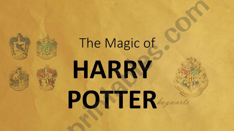 The Magic of Harry Potter powerpoint