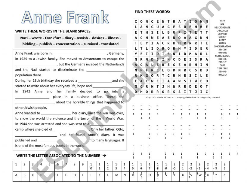 Anne Frank powerpoint
