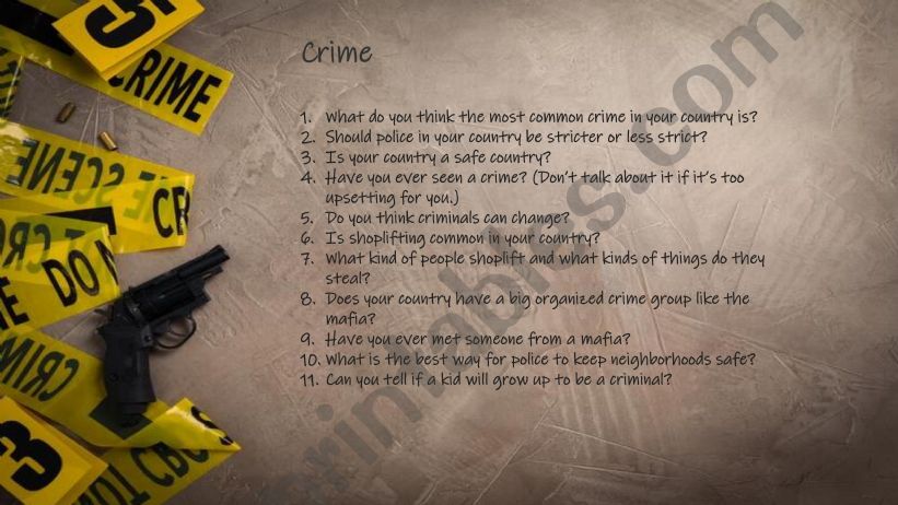 crime powerpoint