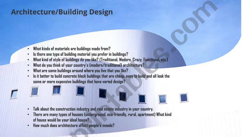 buildings (discussion topic) powerpoint