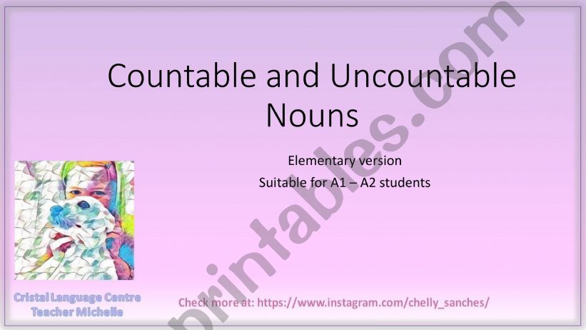 Countable and Uncountable Nouns
