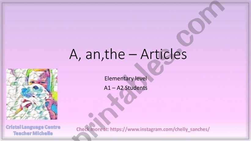 A/ An/ The  powerpoint
