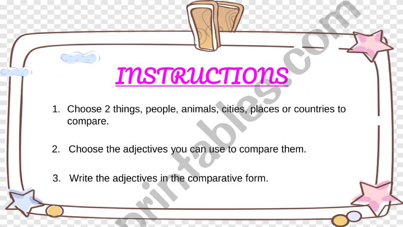 Comparing adjectives powerpoint
