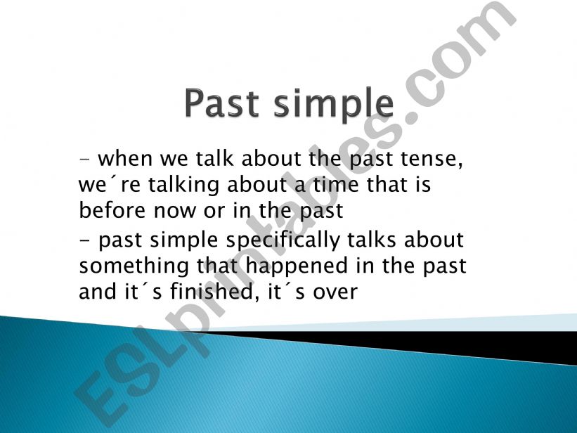 Past simple powerpoint