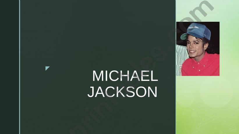 Mickael jackson biography powerpoint