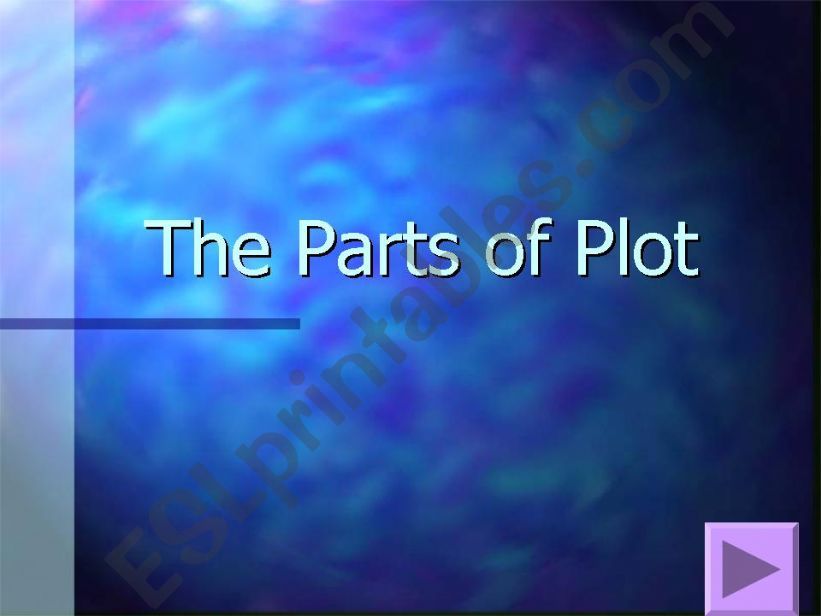 The parts of a plot powerpoint
