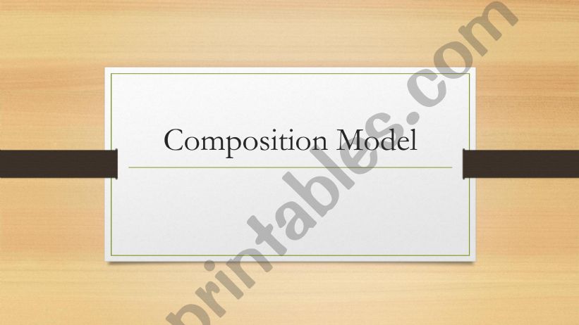 Routine Composition Model powerpoint