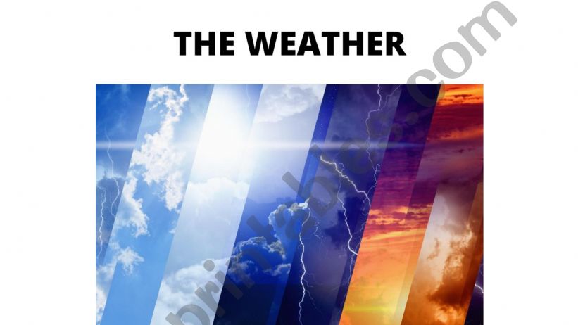 Weather Flashcards powerpoint