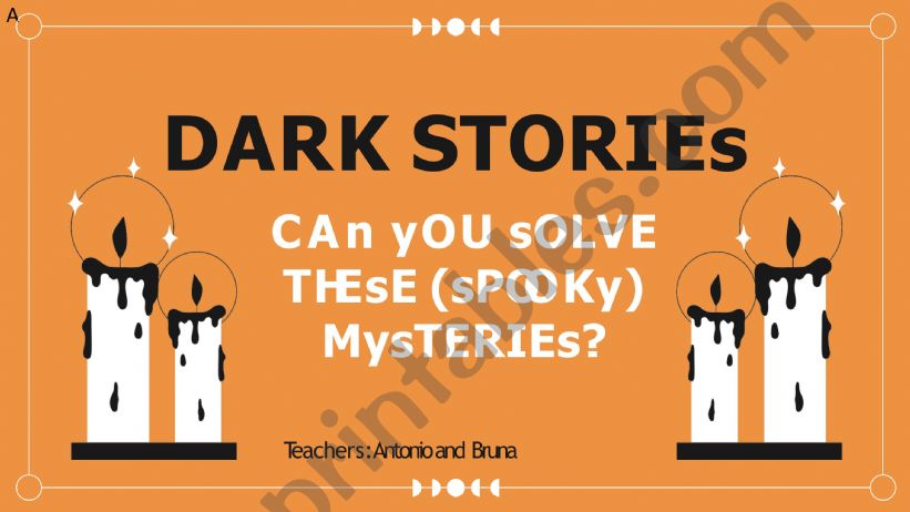 Dark stories game powerpoint