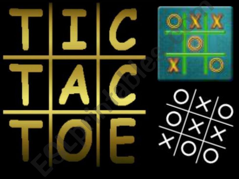 TAG QUESTIONS TIC TAC TOE powerpoint