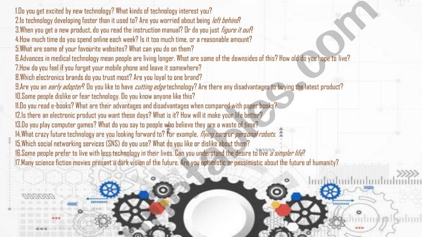 discussion: technology powerpoint