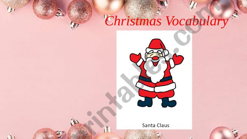 Christmas Flashcards powerpoint