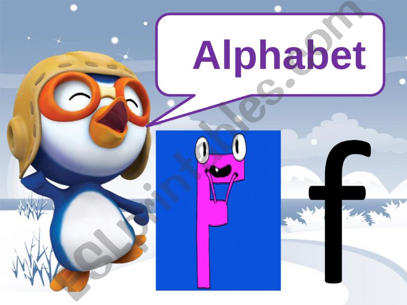 alphabet f powerpoint