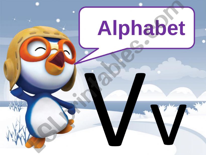 alphabet v powerpoint