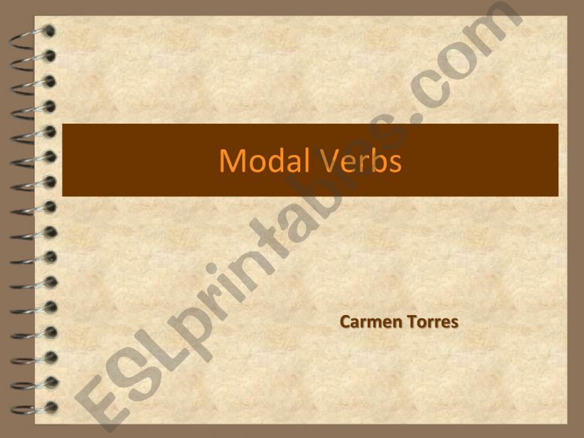 modal verbs powerpoint