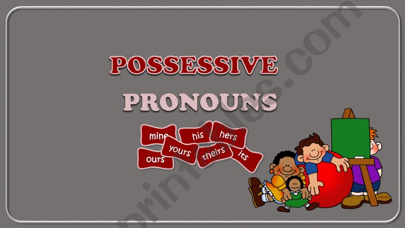 Possesive Pronouns powerpoint