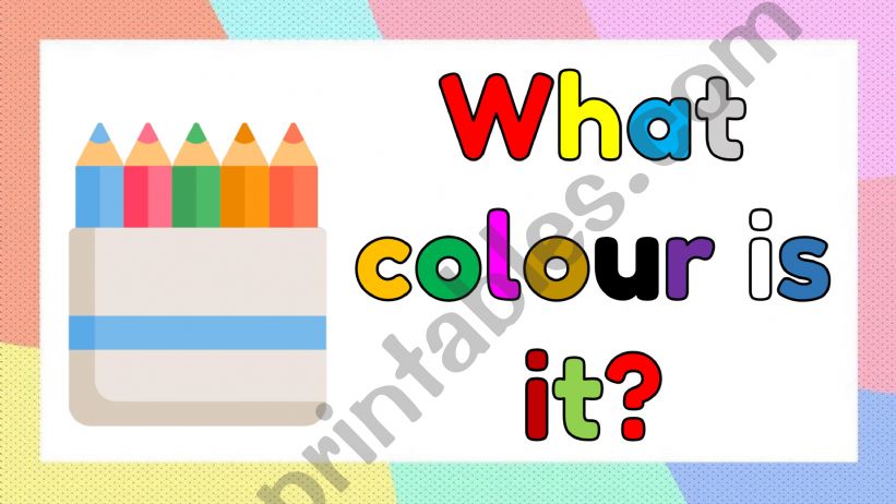 What colour is it? powerpoint