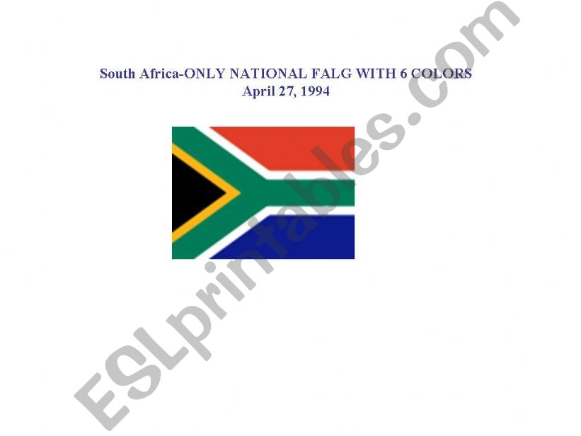 All about South africa powerpoint