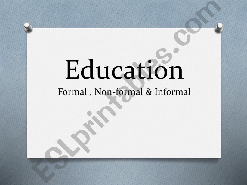 education powerpoint