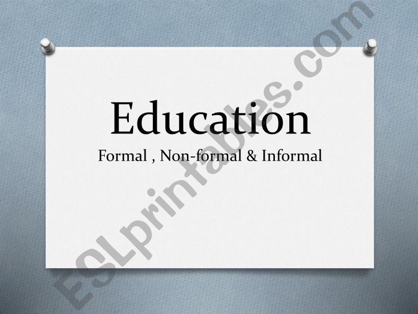 education powerpoint