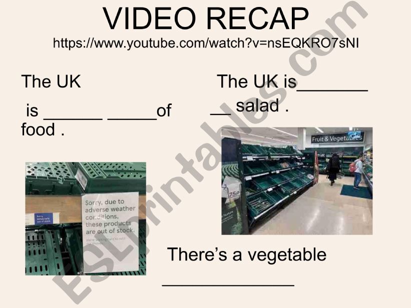 video : why is the UK running out of food ?