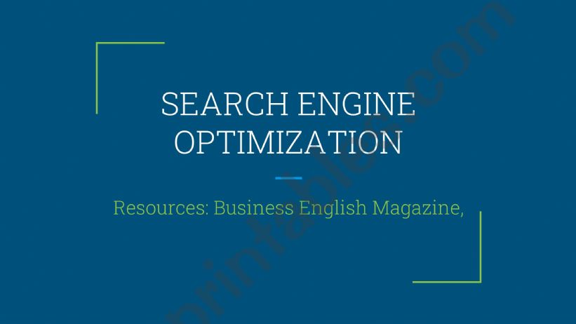 SEO Search Engine Optimisation