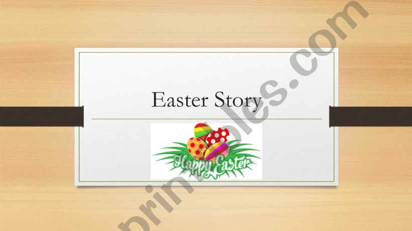 Easter Story for Beginners powerpoint