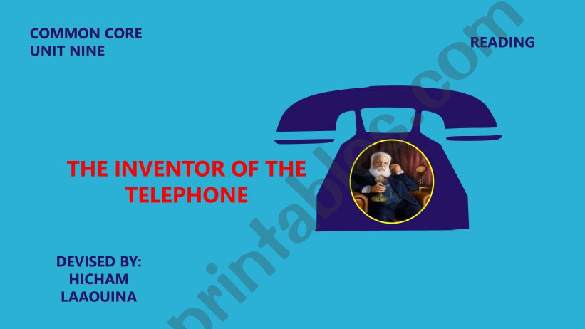 The Inventor of the Telephone powerpoint