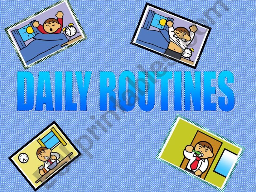 daily routines powerpoint