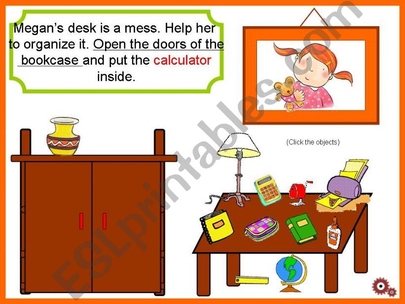 CLASSROOM OBJECTS - GAME powerpoint