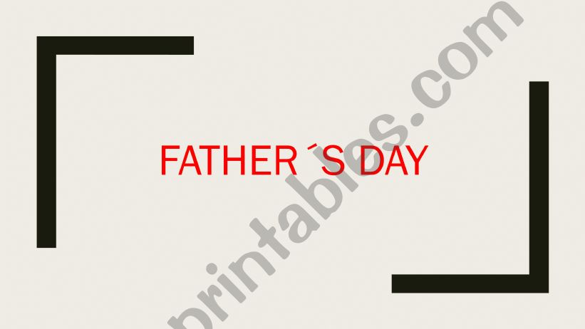 FATHERS DAY powerpoint