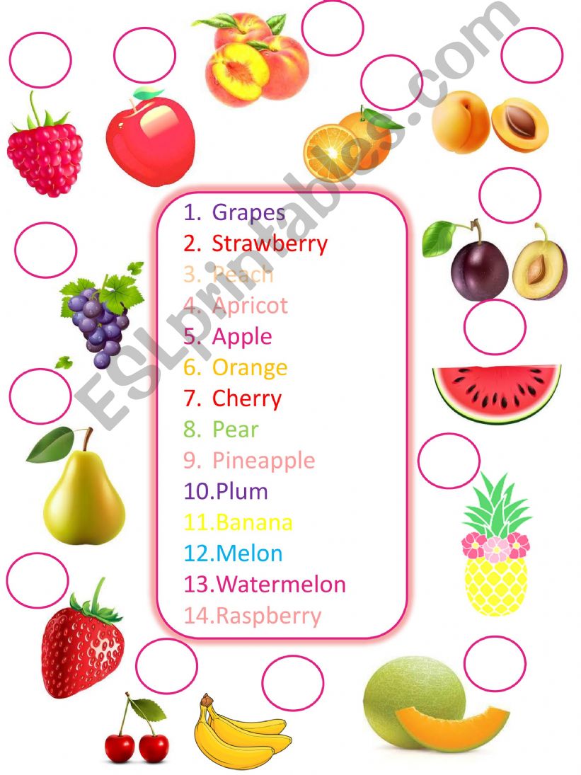 Fruits powerpoint