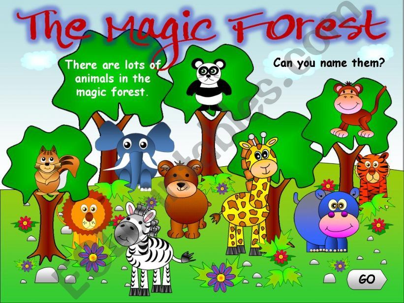 The Magic Forest Game powerpoint