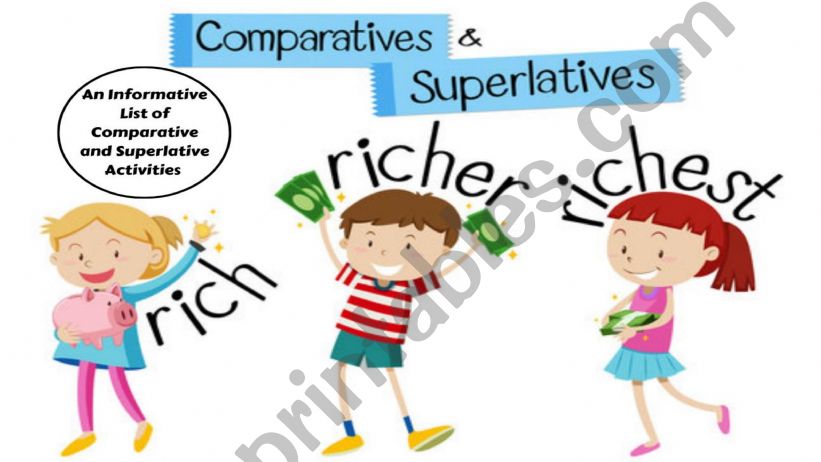 COMPARATIVE AND SUPERLATIVE powerpoint