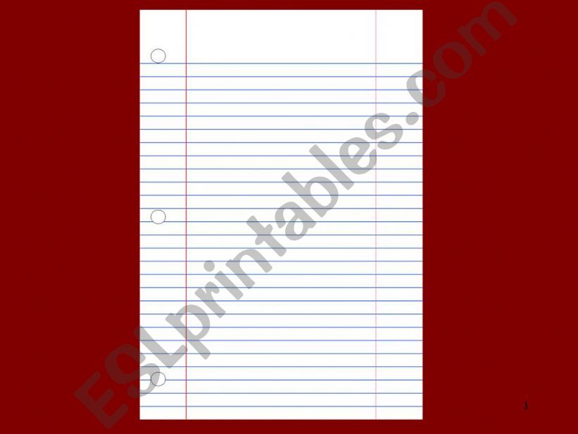Formattng Your Paper for Class Work