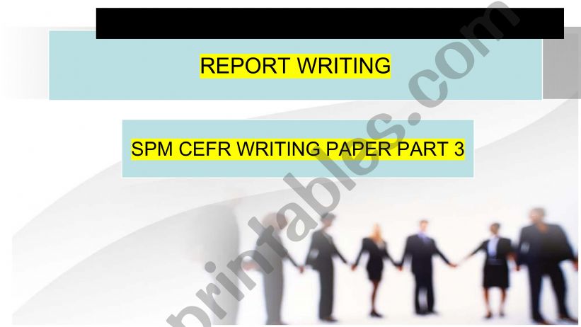 REPORT WRITING powerpoint