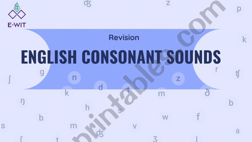 the consonant sound powerpoint