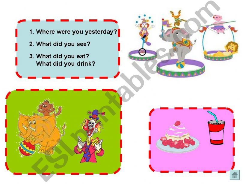 simple past about tobe, drink, see and eat 2