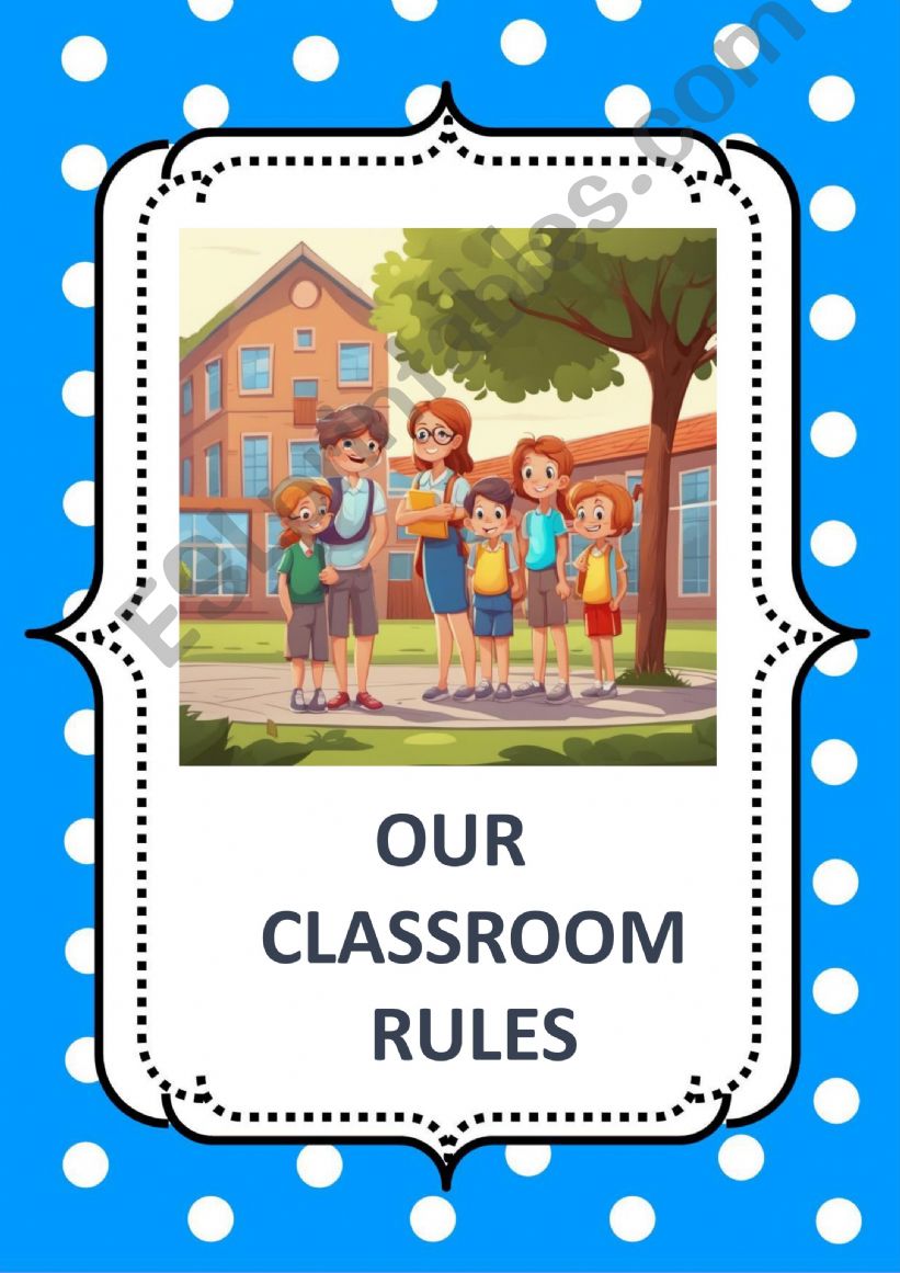Flashcards - Classroom Rules For Kids