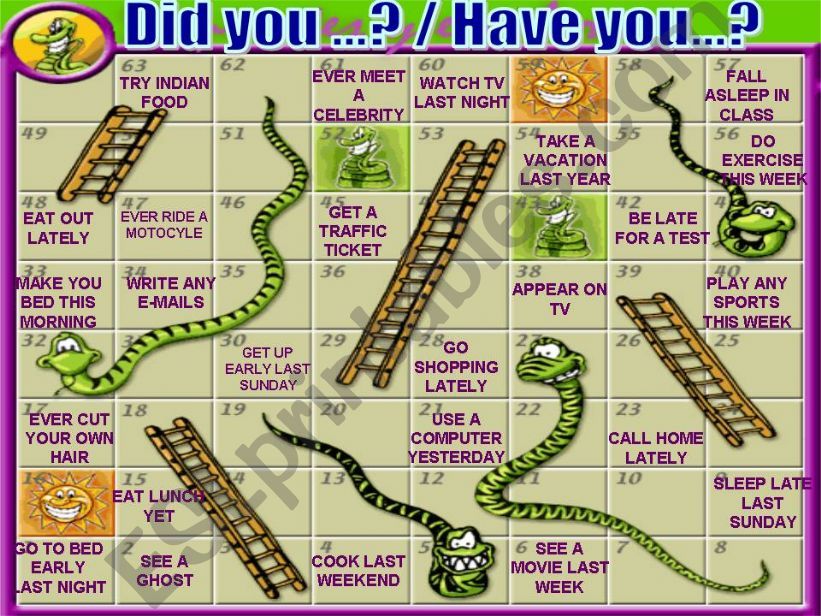 stairs and snakes powerpoint
