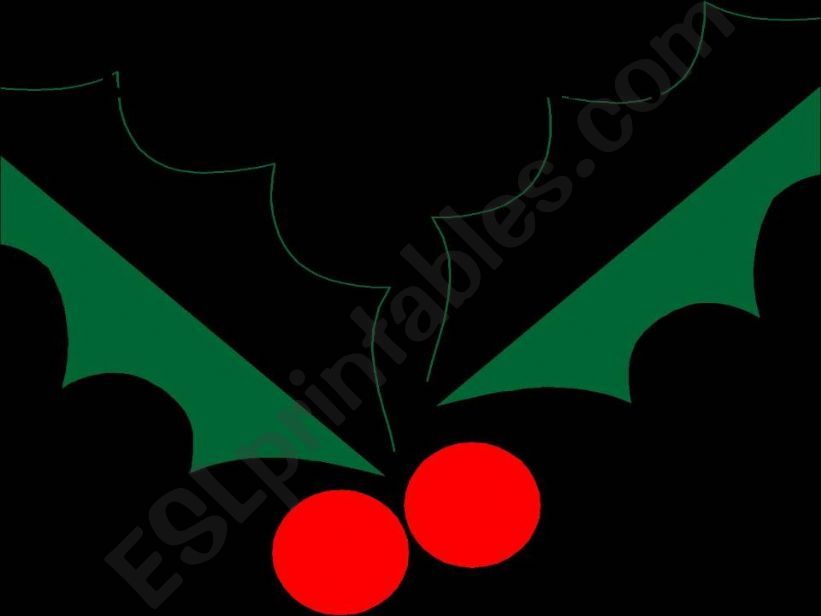 christmas action card powerpoint
