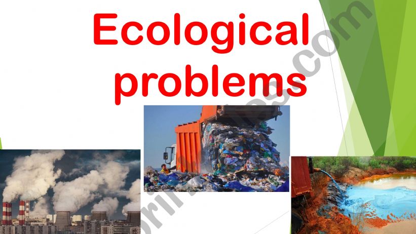 ecological problems powerpoint