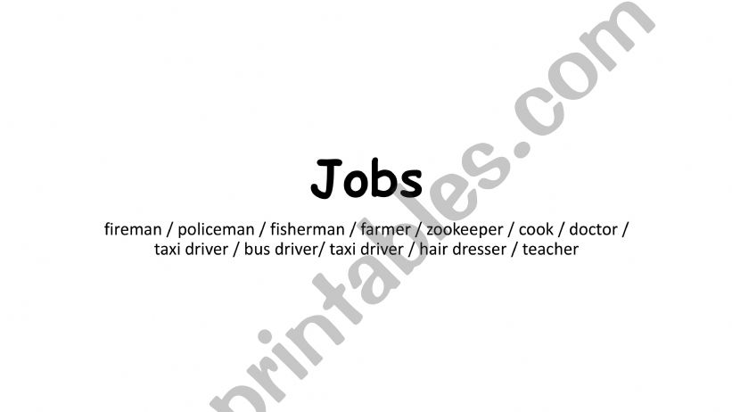 Jobs powerpoint