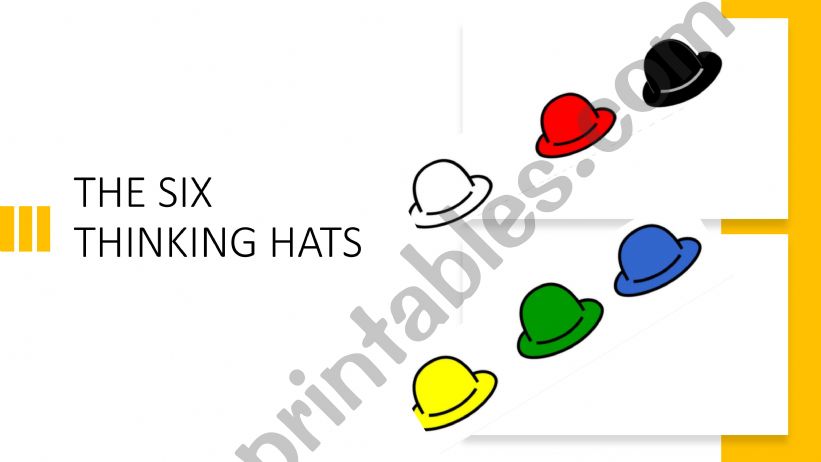 The 6 Thinking Hats - Conflict Resolution Strategy