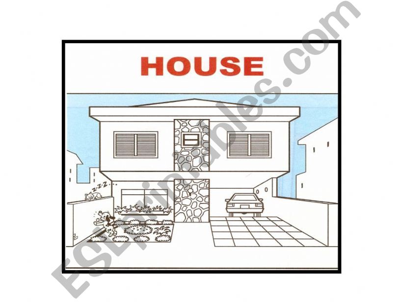 Flash Card-House powerpoint