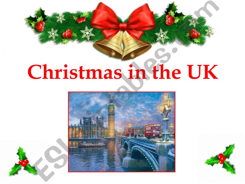 Christmas in the UK powerpoint
