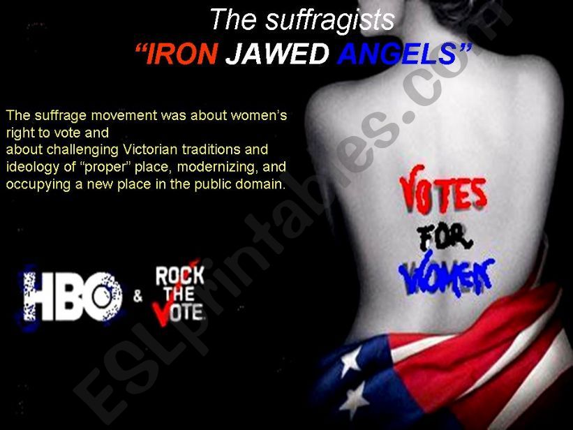 iron jawed angels powerpoint