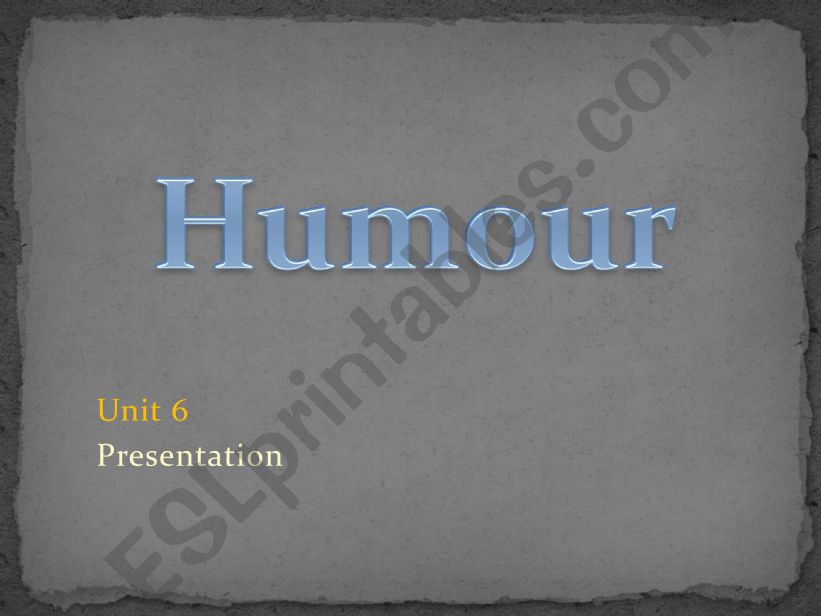 humour powerpoint